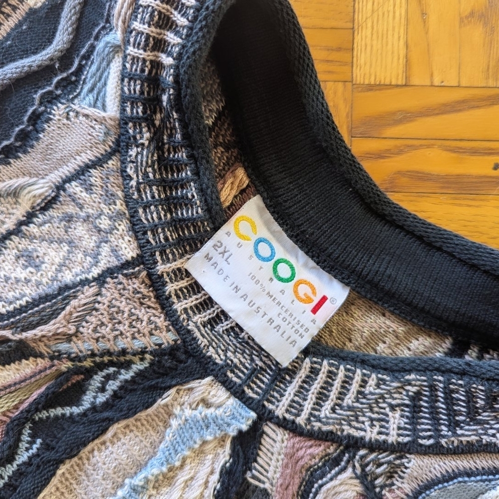 COOGI Multicolor Crew Neck Sweater